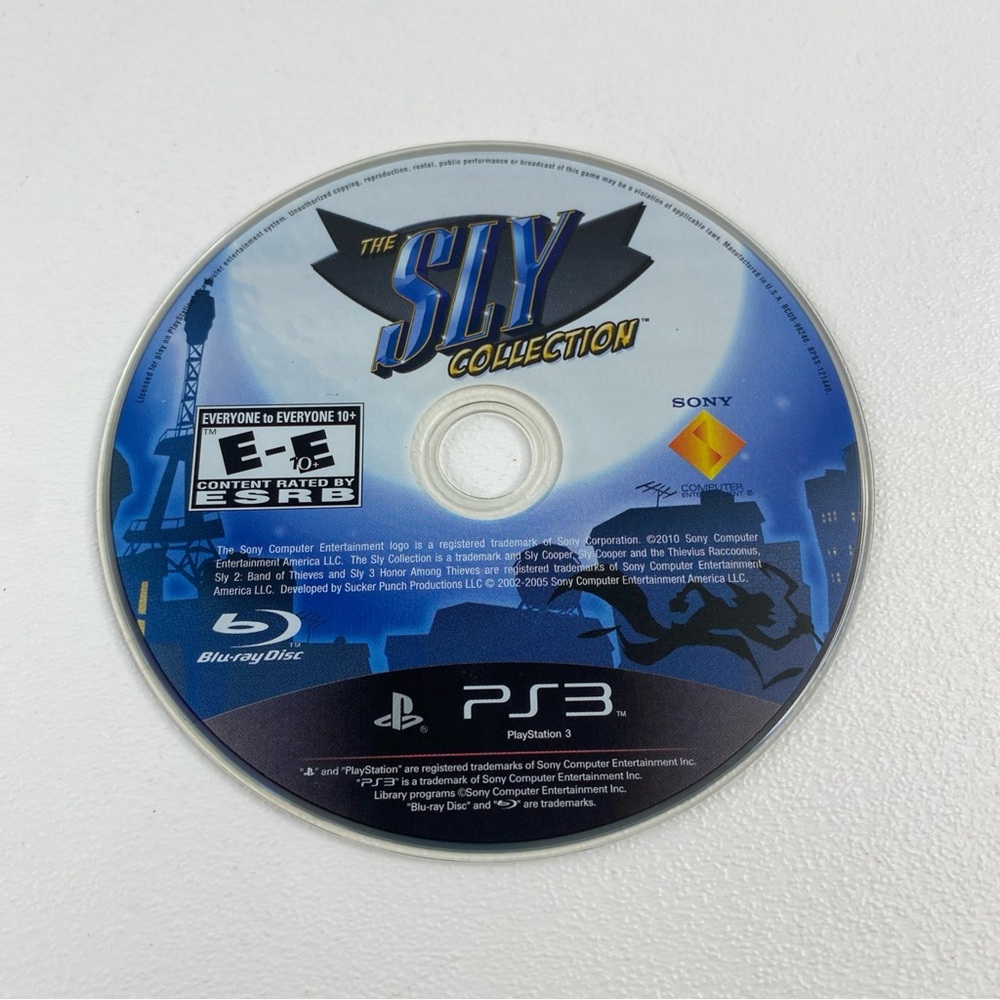 Sly Cooper Collection (Sony PlayStation 3, 2010) Disc Only Tested